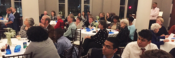 Crowd at the Athens Habitat Committee of 1000 Event, January 2016