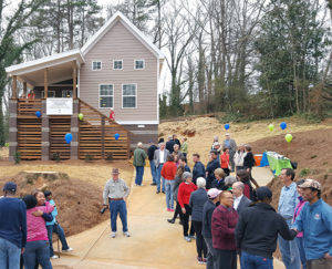 Habitat home dedication, Athens, GA