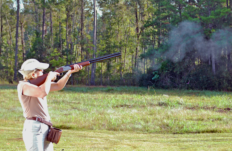 Skeet shooter Brenda Julian of Richmond Hill, GA