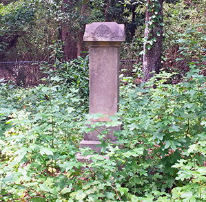 Headstone at St. James Baptist Church Cemetery